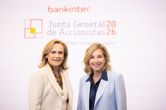 Gloria Ortiz y Mar&iacute;a Dolores Dancausa, CEO y presidenta de Bankinter