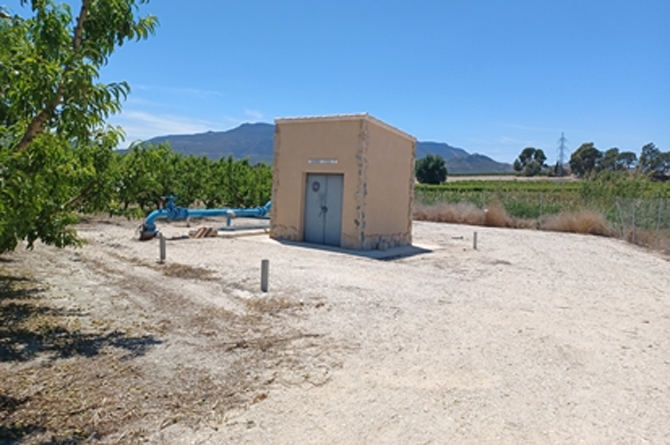 Estación de bombeo de los regantes de Cieza