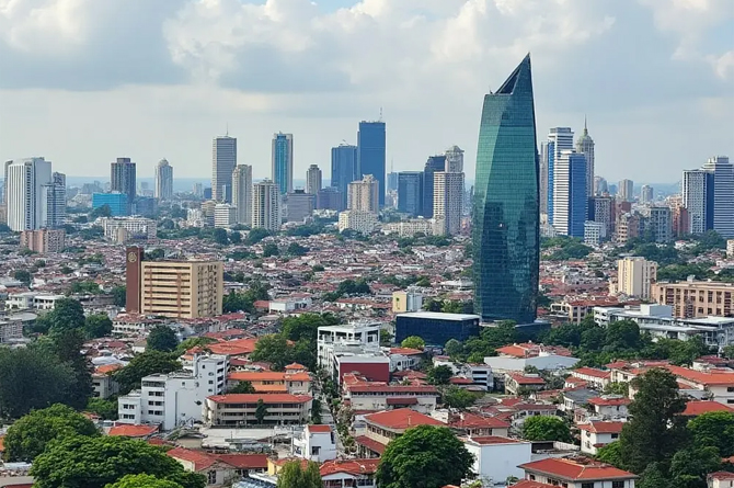 Imagen de Acra, capital de Ghana