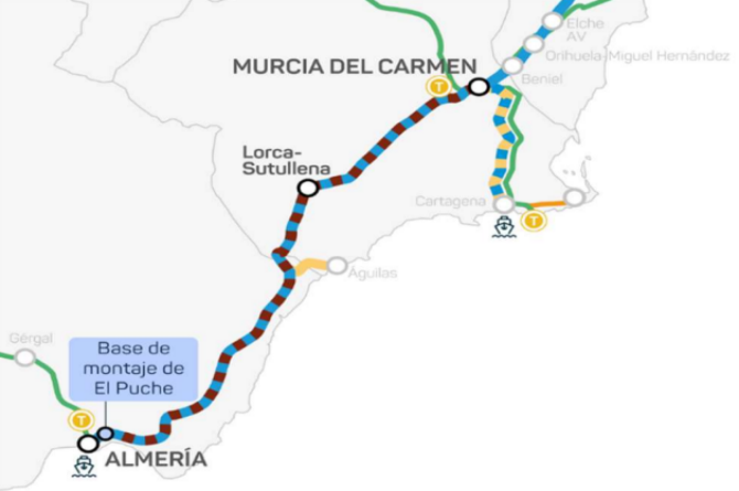 Mapa de actuación de la obra