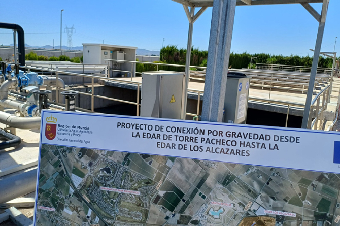 Una veintena de empresas puja por las obras de conexión de las depuradoras de Torre Pacheco y Los Alcázares