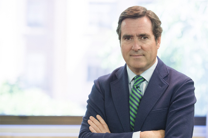 Antonio Garamendi, presidente de la CEOE