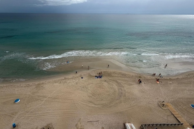 Bandera amarilla en todo el Mediterráneo tras una inusual retirada del mar en la costa