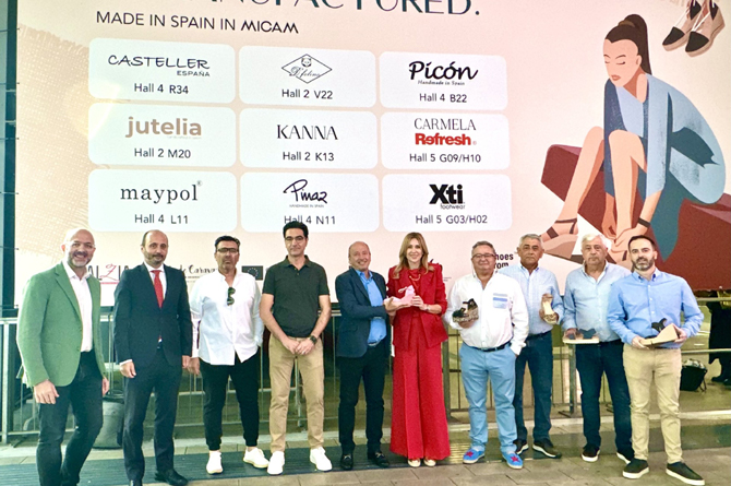 Delegación murciana que participará en la feria MICAM