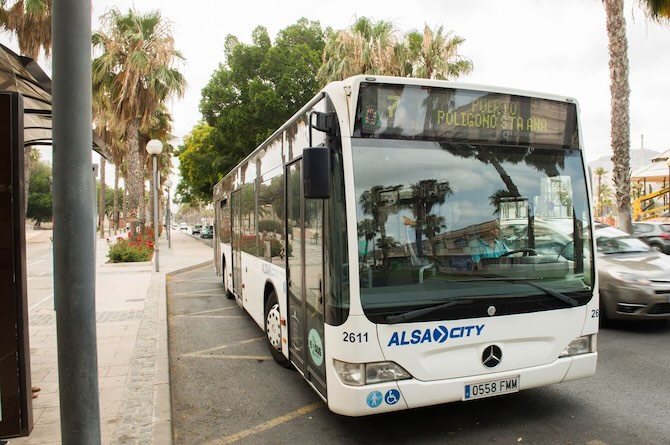 Línea 7 del servicio de autobús urbano de Cartagena