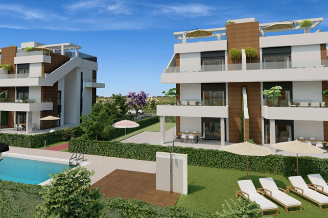 Recreación del proyecto inmobiliario de Hozono Global en Hacienda del Álamo