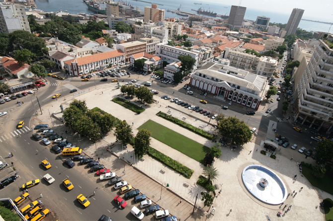 Panorámica de Dakar, capital de Senegal