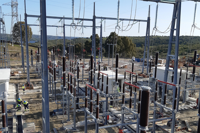 Subestación eléctrica en Totana