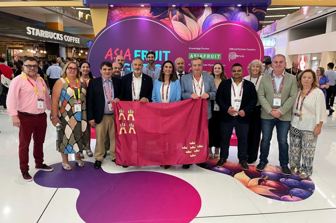 La delegación regional que participa en la edición de 2025 de Asia Fruit Logística
