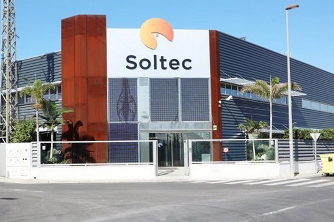 Sede principal de Soltec en el polígono industrial La Serreta, en Molina de Segura