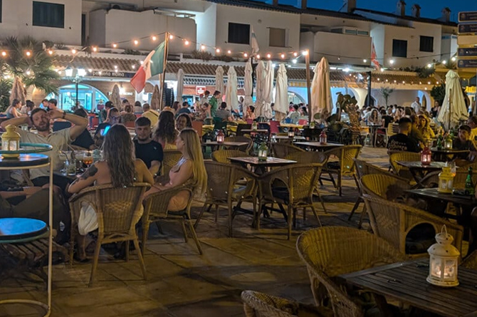 Terraza 'a medio gas'