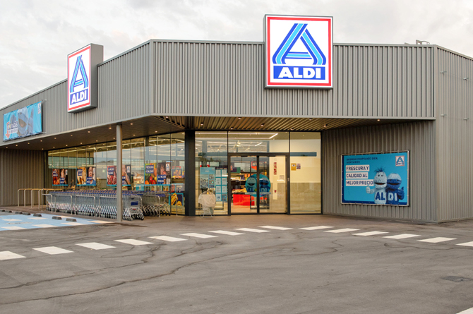 Supermercado de Aldi en Puente Tocinos