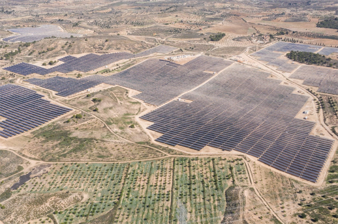 Vista a&eacute;rea de la planta de X Elio en Lorca