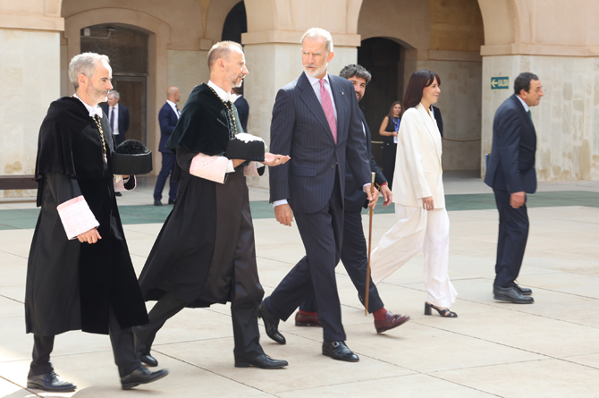El Rey inaugura en la UPCT el curso universitario en España