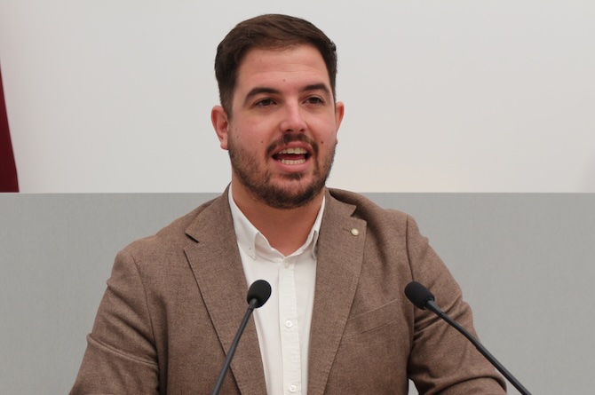 MIguel Ortega, diputado del PSOE en la Asamblea Regional de Murcia