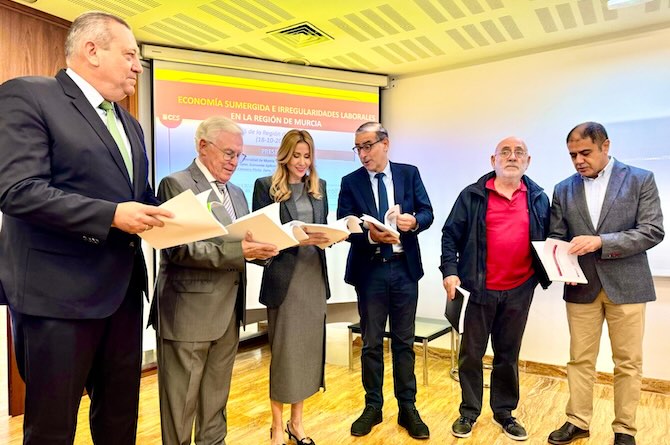 Presentación del estudio sobre la economía sumergida en la Región de Murcia