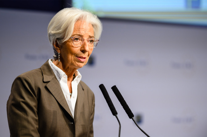 Christine Lagarde, presidenta del Banco Central Europeo