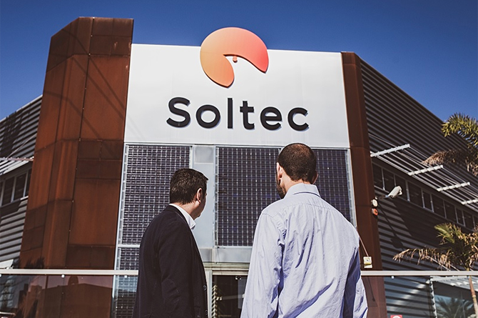 Sede principal de Soltec en el polígono industrial La Serreta, en Molina de Segura