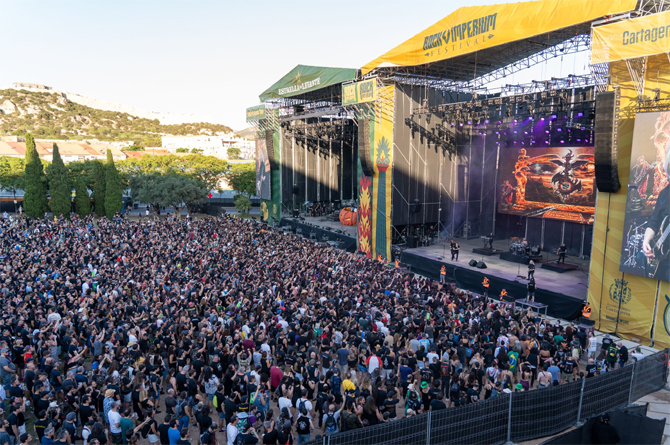 Imagen de archivo de una jornada del festival Rock Imperium, de Cartagena