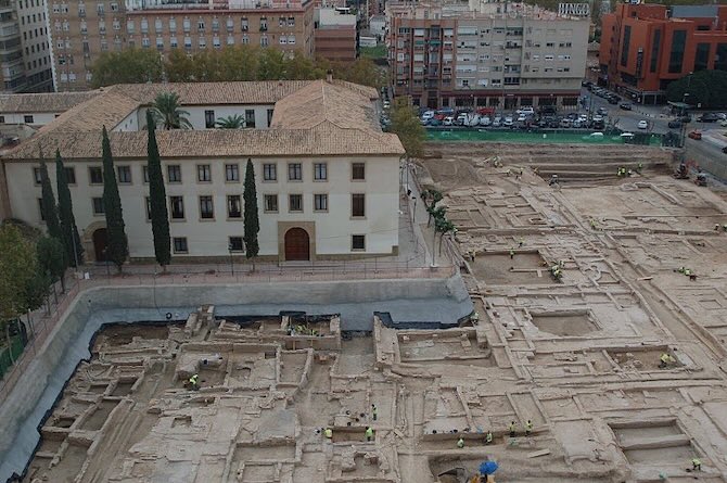 Yacimiento de San Esteban en la ciudad de Murcia