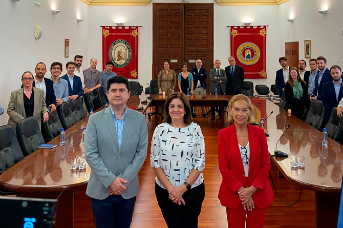 Imagen de acto de la incorporación de la UCAM a Celera