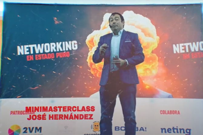 José Hernández, organizador del evento, durante una de sus intervenciones en la I edición del evento