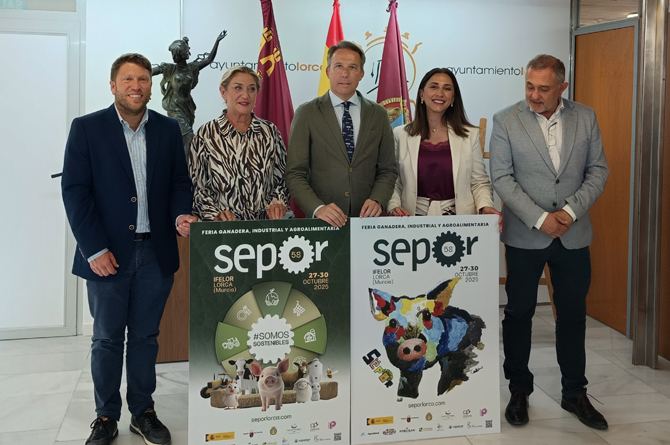 Un momento de la presentación del cartel de la Feria