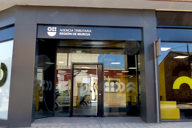 Sede en La Unión de la Agencia Tributaria regional