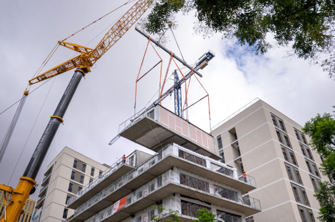 Construcción de una vivienda mediante el método industrializado