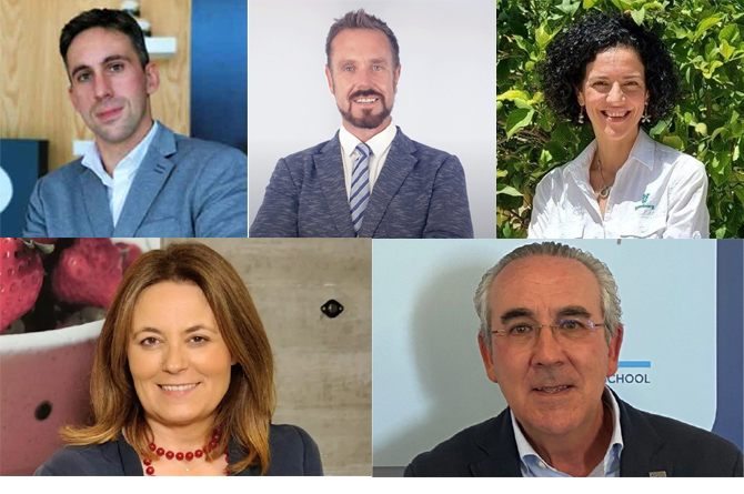 Manuel Muñoz, Anthony Renton, Gala García, Encarna Guirao y Francisco Sardina