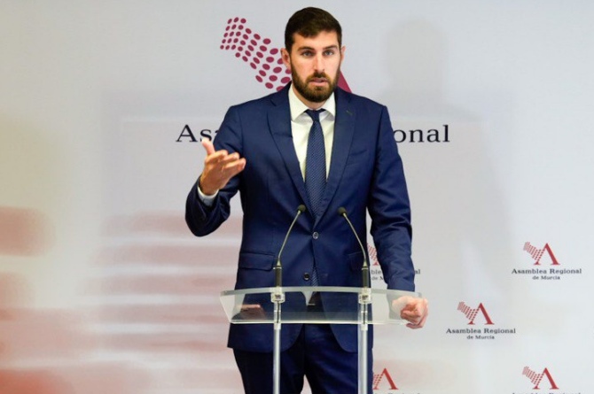 José Ángel Antelo, líder de Vox en la Región de Murcia