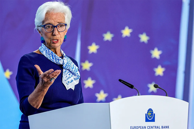Christine Lagarde, presidenta del BCE