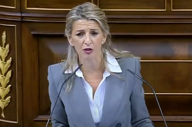 Yolanda Díaz, vicepresidenta segunda del Gobierno y ministra de Trabajo