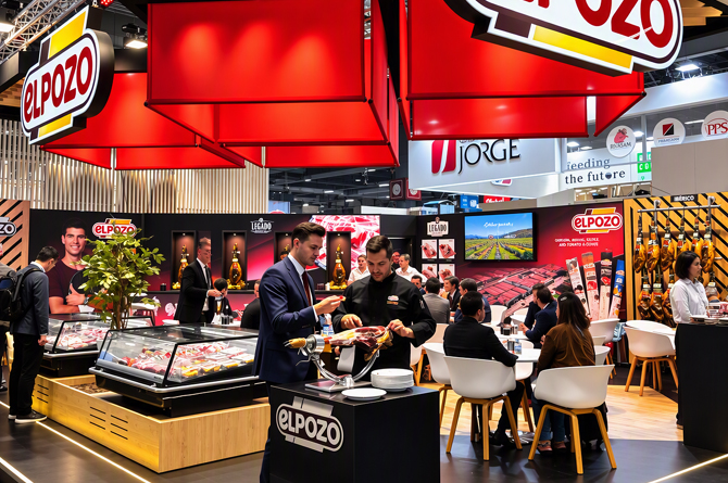 Zona expositora de ElPozo en Par&iacute;s
