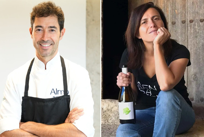 Cara a cara de dos líderes: el chef 'con estrella' y la bodeguera de moda