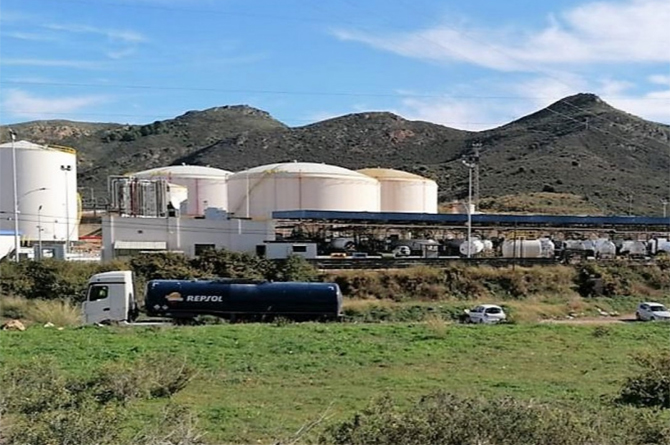 Instalaciones de Exolum en el Valle de Escombreras