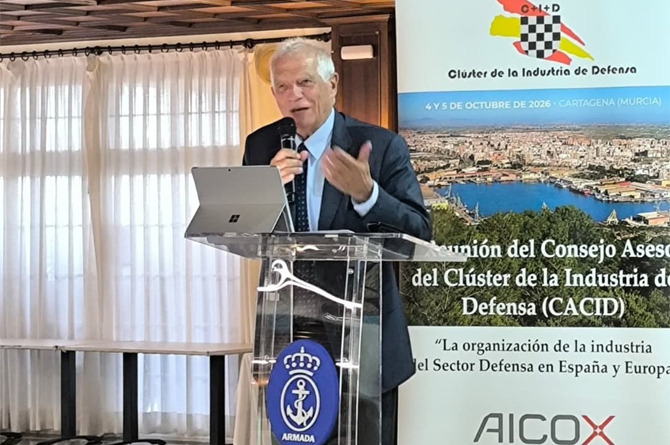 Josep Borrell, este lunes en Cartagena
