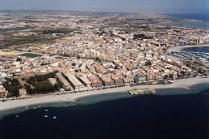 Imagen aérea de San Pedro del Pinatar