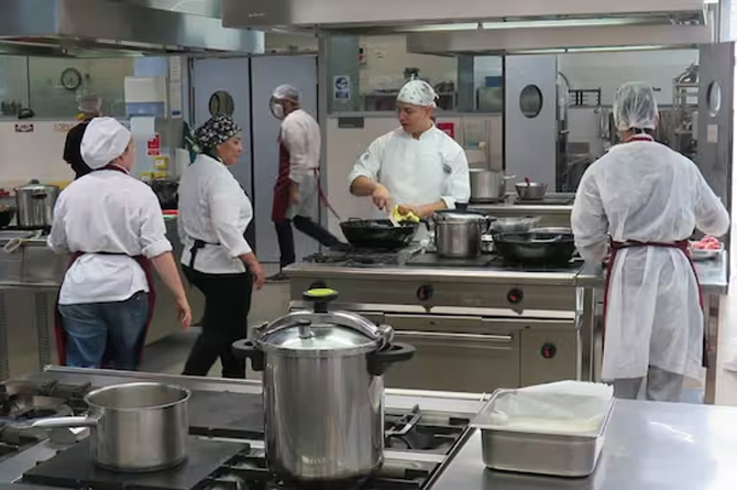 Cocinas del Centro de Cualificación Turística de Murcia