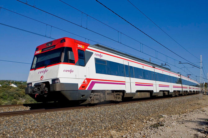 Tren de cercanías/Imagen: Renfe