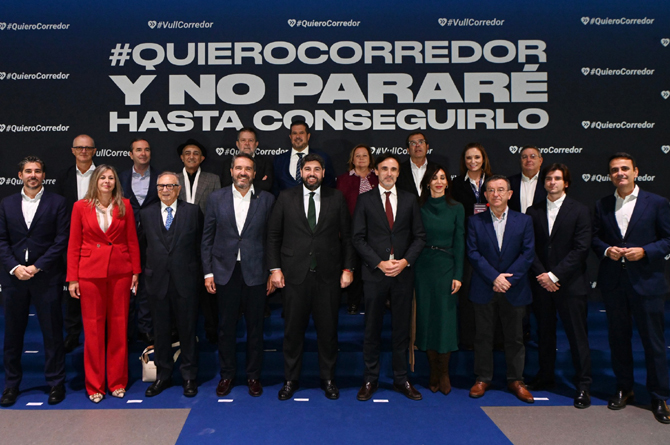Delegación murciana en el Acto Empresarial por el Corredor Mediterráneo