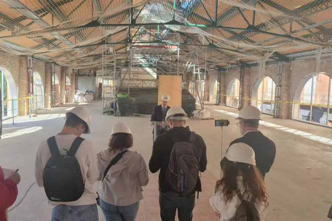 El concejal murciano de Turismo y Comercio ha presentado hoy sus presupuestos en el el mercado de Verónicas, que se encuentra en rehabilitación