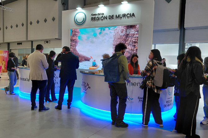 Stand de la Región de Murcia en Intur 2025, la feria del turismo interior