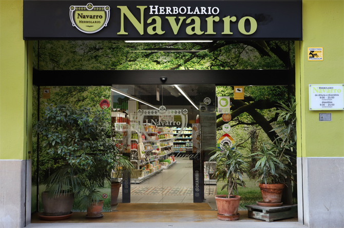 Uno de los establecimientos Herbolario Navarro en España