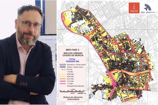 Alejandro Ochoa y el Mapa Estratégico del Ruido de Murcia