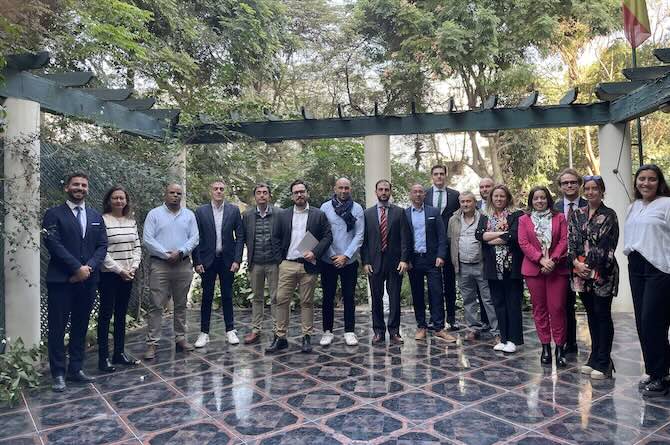 Representantes empresariales en la misión comercial a Egipto