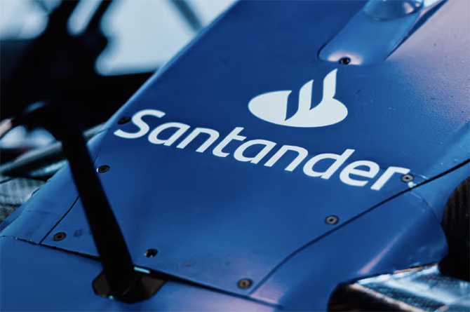 La marca Santander ya luce en los monoplaza de Williams