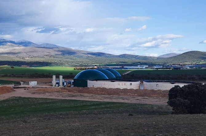 Planta de biometano de Nortegas en el municipio soriano de Ólvega