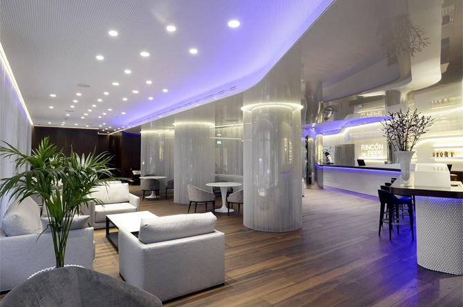 Hall del hotel Rinc&oacute;n de Pepe, en Murcia