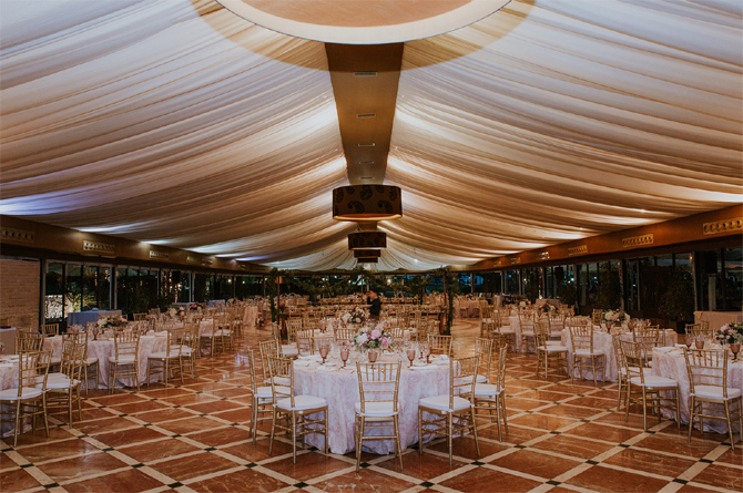 Actual salón de eventos de la Finca Buenavista